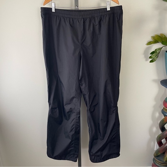 MEC Waterproof Pertex Shield Pants Lightweight Packable Black Mens Size XXL - Picture 1 of 9